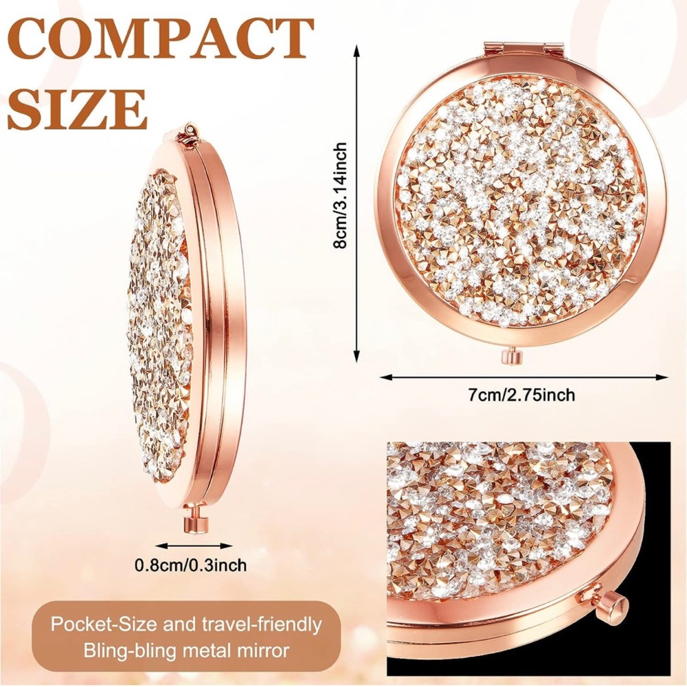 NEW!! Glam Compact Mirror - Picture 10 of 13